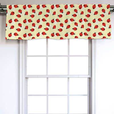 Sateen Ruffled Window Valance