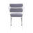 Cargo Gray Fabric & White Finish Office Chair-1751349844