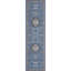 Greer Hand Tufted Wool Floral/Oriental Area Rug in Denim/Brown/Cream/Tan/Teal-946832362