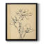 Magnolia croquis II, toile encadrée de qualité supérieure - prête à être accrochée-2006579298-2006579299