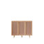 Armoire de rangement avec trois portes, buffet en bois avec tablette réglable, armoire à café en bois, armoire de cuisine-1356508866