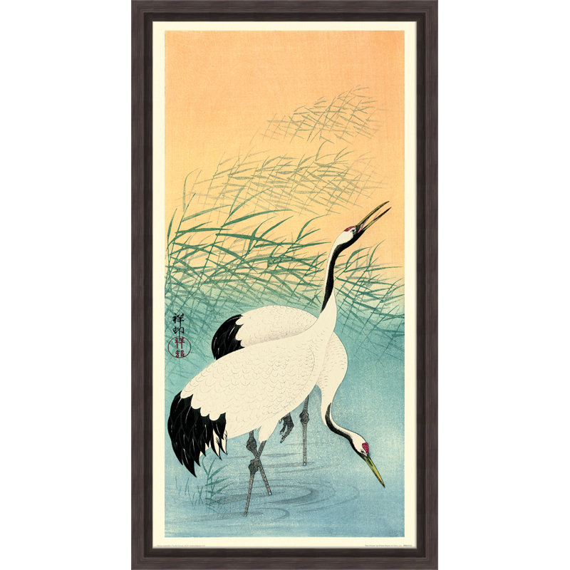 Two Cranes 1 Piece Painting