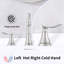 Widespread 2-handle Bathroom Faucet with Drain Assembly-80806990