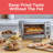 BLACK+DECKER 4-Slice Crisp N Bake Air Fry Toaster Oven, TO1787SS, 5 Cooking Functions, 30 Minute Timer, Stainless Steel