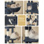 Cat Tree for Indoor Cats, Large Tall Cat Tower, Multi-Level Cats House with Condo, 8 Scratching Posts, Hammock, 4 Pom Poms-1526342314-1526342316