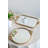 21.3X1.7X11.8" Ornate Gold Iron Tray With Mirrored Surface