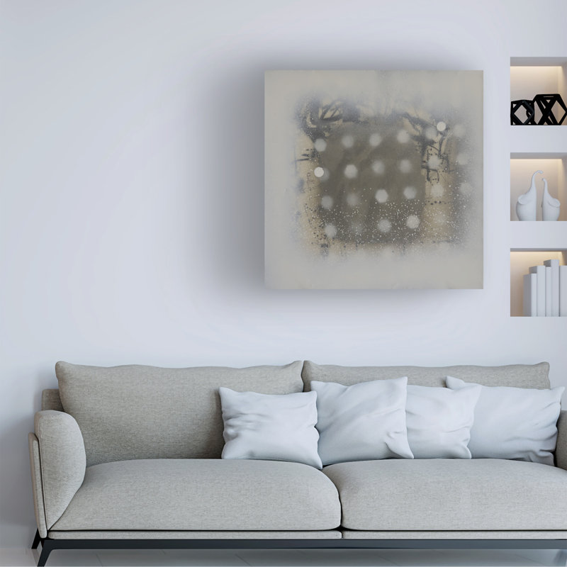 "Polka Squares VI" sur toile, H 24 po x l 24 po