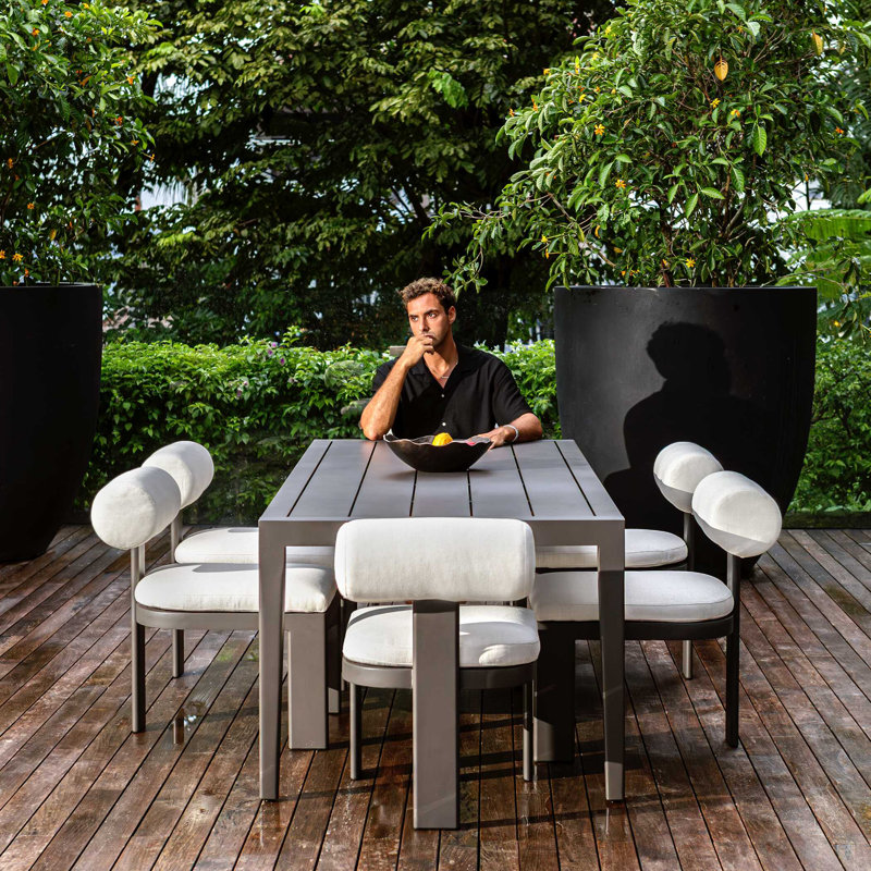 Uttermost Polanco Outdoor Aluminum Dining Table
