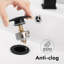 Robinet pour salle de bain à poignée simple avec drain noir mat-98546973-98466833