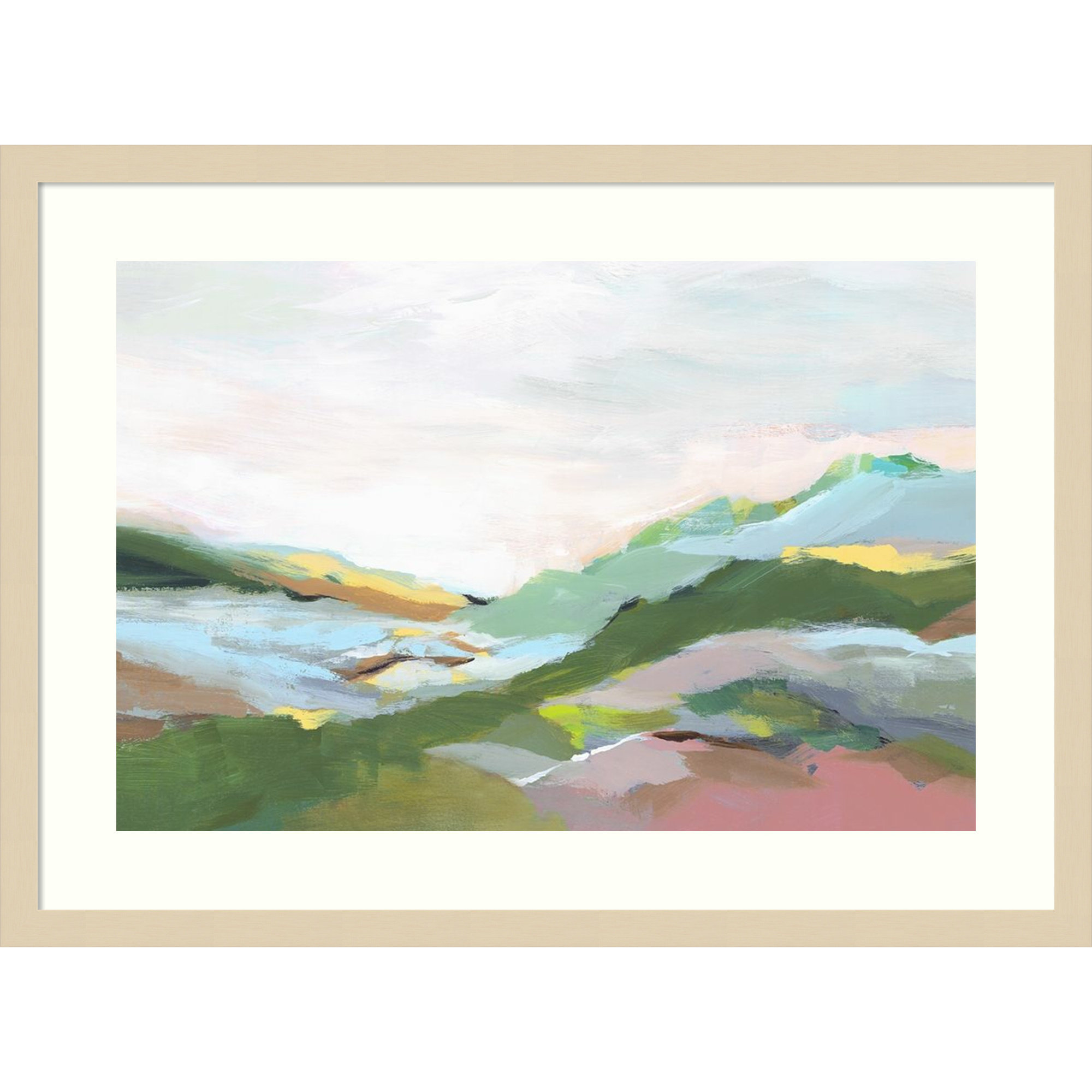 Highland I by Isabelle Z, Natural Framed Paper, 19" H x 26" W