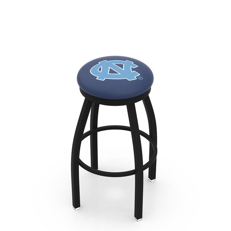 Tabouret de bar pivotant de 30 po NCAA, Ride noire, Université de Caroline du Nord