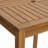 Outdoor Acacia Wood 4-Person Counter Height Table with 4 Stools Set