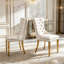 Chaise rembourrée en bois massif-128245066