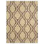Tapis écologiques en laine touffetés à la main - Rectangle, couleur brun clair doré, conception géométrique moderne, tapis antidérapants faits à la main épais pour le salon, la chambre à coucher-159529924