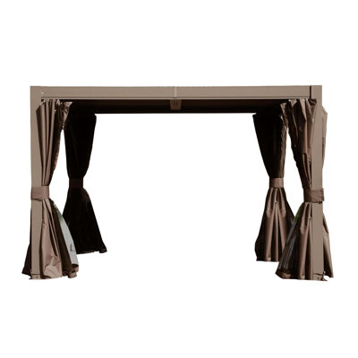 Pergola d'extérieur à persiennes avec persiennes réglables