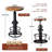 Jermeshia 2 - Person Pine Pedestal Dining Set-1888808954-1888808957