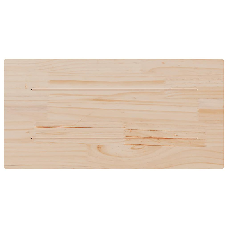 Solid Wood Table Top, 2.5cm H x 80cm W x 80cm D