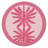 Pink Themed Palm Tree Motif Patterned Vintage Decorative Carpet-2062037589