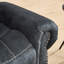 Ensemble de salon inclinable 2 pièces avec fauteuil inclinable électrique et causeuse manuelle-113430294