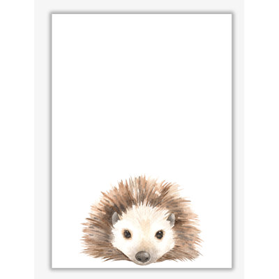 Forest Friends, Cute Hedgehog - Painting