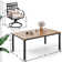 Rectangular 6 - Person 64" Long Dining Set with Cushions