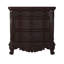 Ensemble de 2 tables de chevet en bois d'ingénierie traditionnel Nightstands