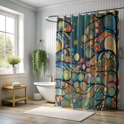 Lighted Tree - Premium Shower Curtain