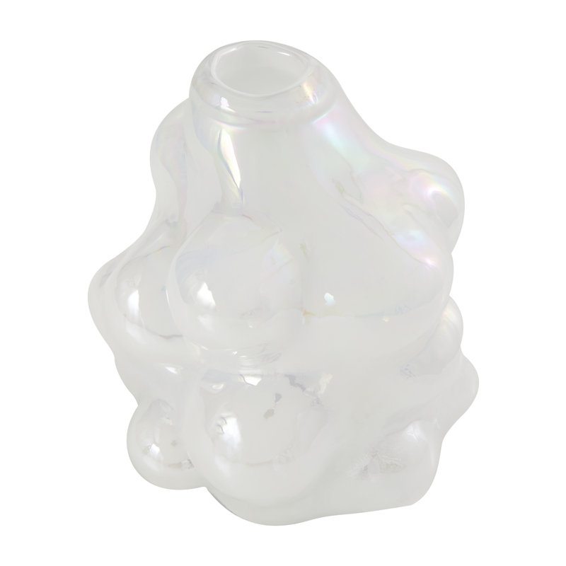 Glenview Handmade Glass Table Vase, Clear
