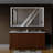 Briargate Metal Wall Mirror with Shelves-1522474172