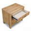 Mobilier de chambre à coucher en bois naturel avec table de chevet à 3 tiroirs 1Pc