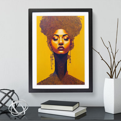 XV1022-61X A Golden Woman No.2 - Single Picture Frame Print