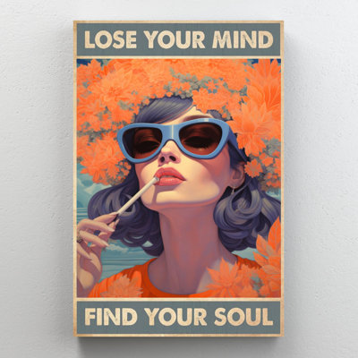 «Khloemarie Woman Lose Your Mind On», impression sur toile