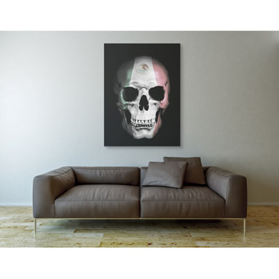 «Mexico Skull» par Nicklas Gustafsson, art mural sur toile