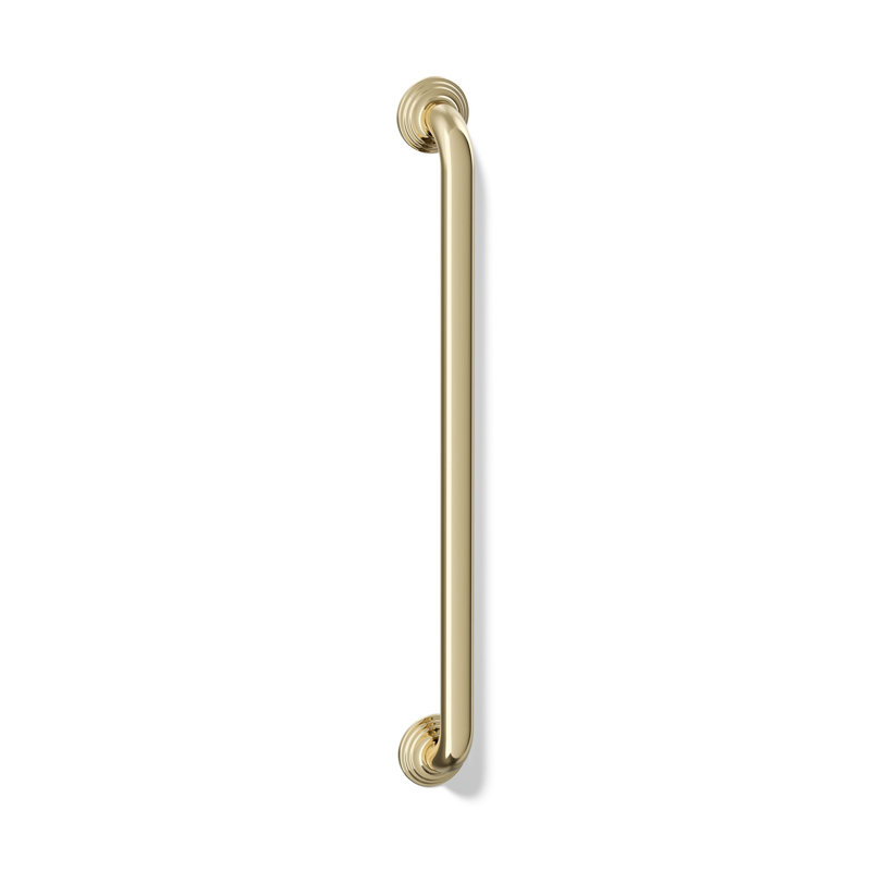 Traditional Grab Bar, Vibrant French Gold, 24"W