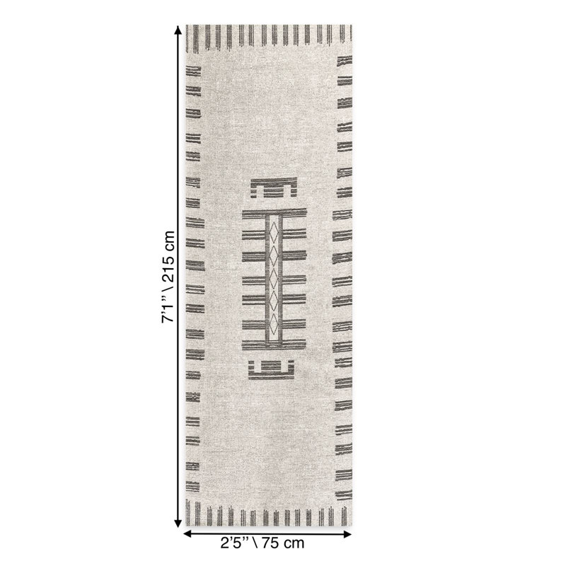 Tapis Larrauri, Tapis de couloir 2 pi 5 po x 7 pi