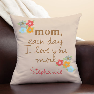 Cotton Blend Throw Pillow