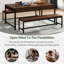 Ensemble de table de salle à manger 63 po pour 4 à 6 personnes, 3 pièces Zubie-1525811679