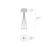 Lola Floor Lamp - E26 Base - Gold Finish - Ivory White Shade-73880930-70567239