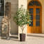 Adcock Artificial Ficus Tree, UV Protected Faux Greenery with Huge Decorative Base for Indoor Outdoor-616467560-616467478