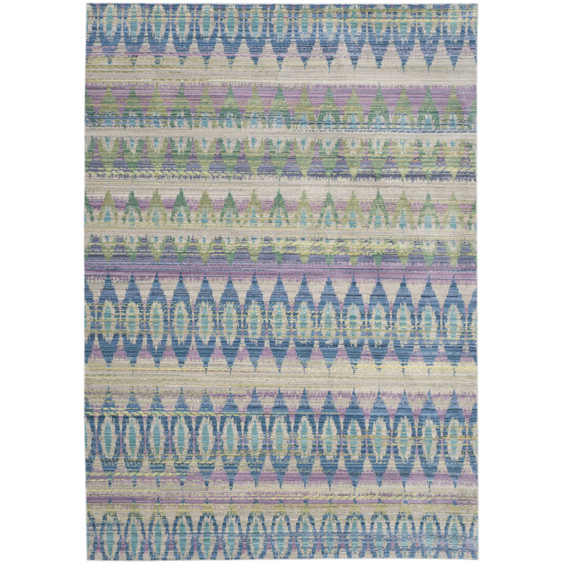 Kehlani Ikat Hand Woven Area Rug, Rectangle 122 x 183 cm