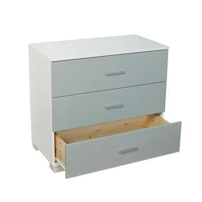 Rhine Solid Wood 80cm W 3 - Drawer Chest of Drawers
