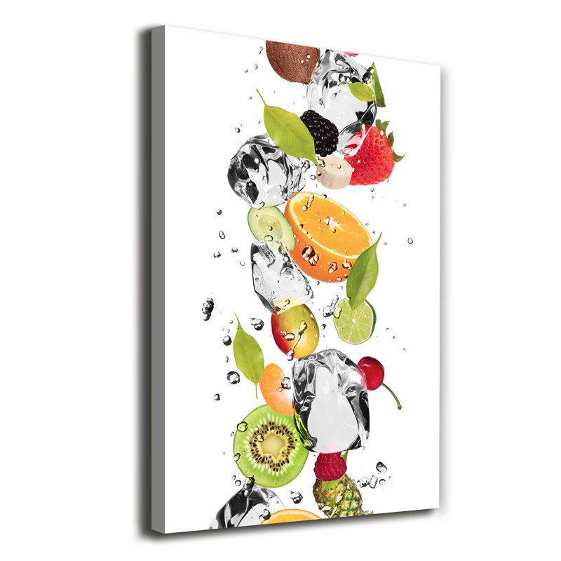 Fruit And Water - Wrapped Canvas Print