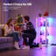 360° Rotating Glass Display Cabinet with RGB LED Lighting and APP Control-36480564