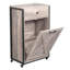 Poubelle en bois manufacturé 10 gallons