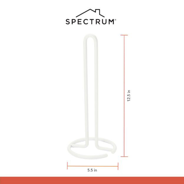  Euro Paper Towel Holder Matte White