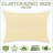 Colourtree Sun Shade Sail Rectangle Canopy Fabric Cloth Screen, Water Permeable & UV Block UPF50-54246432-100565662
