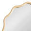 Solid Wood Scalloped Mirror-1521602111