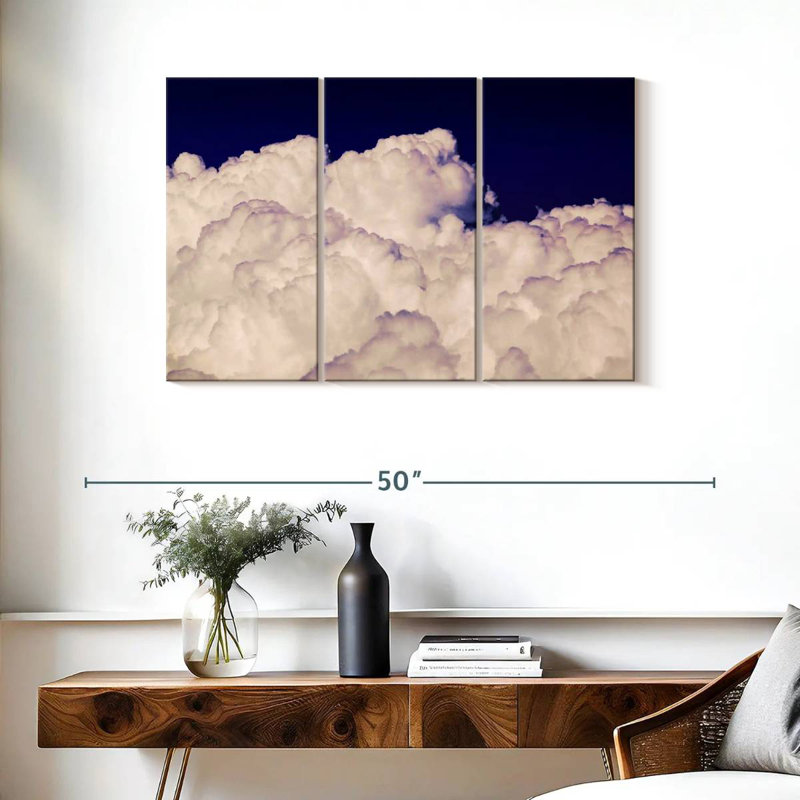 Alvord Fluffy Clouds, 24" H x 38" W