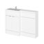 Fusion Fitted Furniture - Avola 3 Piece Toilet & Basin Unit-1081359333-1192672248