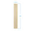 Plancher stratifié l 9,25 po x L 60 po x 12 mm Lininge-91021408
